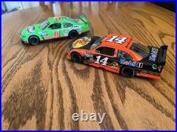 SCX Nascar Super Speedway 132 Slot Car Set Danica Patrick Tony Stewart Bass Pro