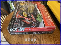 SCX Nascar Super Speedway 132 Slot Car Set Danica Patrick Tony Stewart Bass Pro