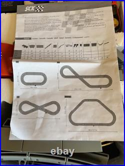 SCX Nascar Super Speedway 132 Slot Car Set Danica Patrick Tony Stewart Bass Pro