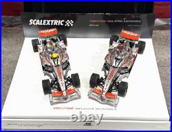 SCX TJR 1/32 Analog Mclaren MP4/22 L. Hamilton & Alonso 2007 F-1 slot car set
