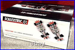 SCX TJR 1/32 Analog Mclaren MP4/22 L. Hamilton & Alonso 2007 F-1 slot car set