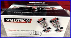 SCX TJR 1/32 Analog Mclaren MP4/22 L. Hamilton & Alonso 2007 F-1 slot car set