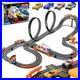SUFICY 29ft Electric Slot Car Race Track Set for Kids 4 Cars & Lap Counter