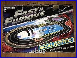 Scalextric 1/32 RC Slot Cars, Fast & Furious Set, Camaro & Dodge Challenger RARE