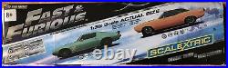 Scalextric 1/32 RC Slot Cars, Fast & Furious Set, Camaro & Dodge Challenger RARE