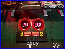 Scalextric 132 analog Slot Car Track Samurai set. 4 cars wireless