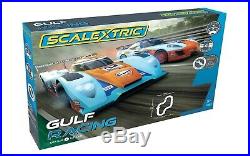Scalextric Gulf Racing LMP VS GT 1:32 Scale Slot Car Race Set C1384T 