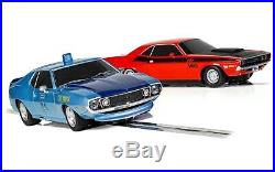 Scalextric C1405 American Police Chase 1/32 Slot Car / Track Set