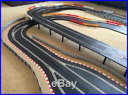Scalextric Digital, 4 Lane Layout with Straight & Corner Lane Changers & 4 Cars