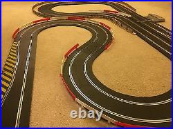 Scalextric Digital Layout with Chicanes / Lane Changer & 2 Digital Cars