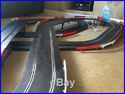 Scalextric Digital Layout with Double Flyover & 2 Digital Cars