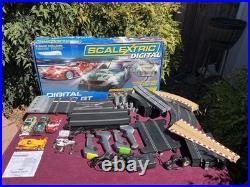 Scalextric Digital Super GT Slot Car Race Cars Track Controllers Box Not Tested