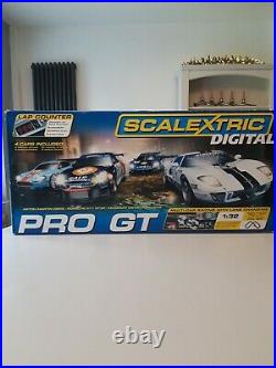 Scalextric Digital Super PRO GT Track Set with 4 Cars