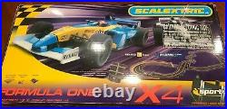 Scalextric Formula I One F1 Renault X4 Race Track set 1/32 scale Good