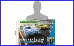 Scalextric Ginetta Racers 132 Analog Slot Car Race Track Set C1412T Yellow Si
