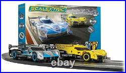 Scalextric Ginetta Racers -16' Track! 4 Layouts 1/32 Slot Car Set -C1412T