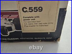 Scalextric Grand Prix 8 Racing Set C. 559 Track Cars Controllers Power Vtg CIB