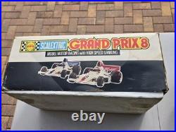 Scalextric Grand Prix 8 Racing Set C. 559 Track Cars Controllers Power Vtg CIB