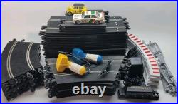 Scalextric Hornby Track Set, Straights, Curves, Guards, Controllers, Cars 43 Pc