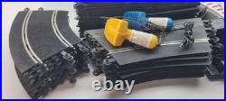 Scalextric Hornby Track Set, Straights, Curves, Guards, Controllers, Cars 43 Pc