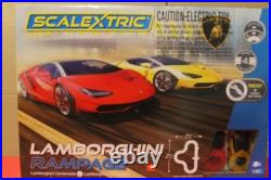 Scalextric Lamborghini Rampage Complete Track Set withRed & Yellow Cars C1386