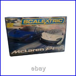 Scalextric McLaren P1 132 Slot Car Race Set Super Resistant Track Complete 8+
