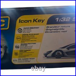 Scalextric McLaren P1 132 Slot Car Race Set Super Resistant Track Complete 8+