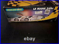 Scalextric NOS Le Mans 24hr Racing Track with Mercedes Race Slot Car