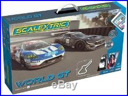 Scalextric Set C1403 World GT Racing Set APP Stats, Wireless Handsets, 12 Layouts