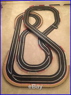 Scalextric Sport Large Layout with Corner Xovers / Long Flyover & 2 Cars