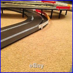 Scalextric Sport Large Layout with Flyover / Hairpin / Corner Xovers & 2 Cars