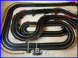 Scalextric Sport Layout with Long Flyover / Hairpin / Lap Counter & 2 Cars