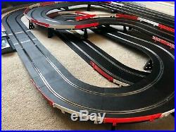 Scalextric Sport Layout with Long Flyover / Hairpin / Lap Counter & 2 Cars