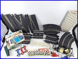 Scalextric Tri-Ang 1/32 Slot Cars Track Large Lot Accessories Manuals Extras