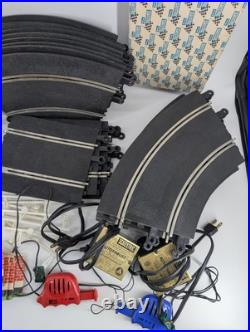 Scalextric Tri-Ang 1/32 Slot Cars Track Large Lot Accessories Manuals Extras