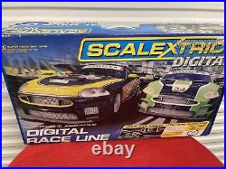Scalextric slot car track set