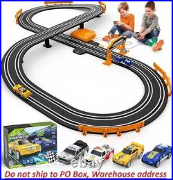 Slot Car Race Track Set Electric Powered Race Track Dual Racing Car Track Set