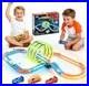 Slot Car Race Track Set Electric Powered Race Track Dual Racing Car Track Set
