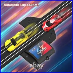 Slot Car Race Track Set Electric Powered Race Track Dual Racing Car Track Set