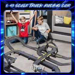 Slot Car Race Track Set Electric Powered Race Track Dual Racing Car Track Set