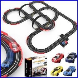 Slot Car Race Track Set Electric Powered Race Track Dual Racing Car Track Set
