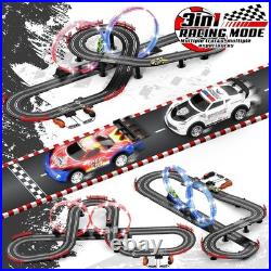 Slot Car Race Track Set Electric Powered Race Track Dual Racing Car Track Set
