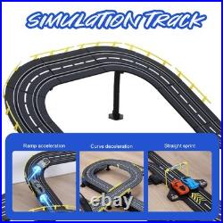 Slot Car Race Track Set Electric Powered Race Track Dual Racing Car Track Set