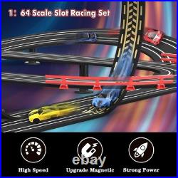 Slot Car Race Track Set Electric Powered Race Track Dual Racing Car Track Set