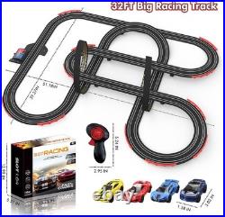 Slot Car Race Track Set Electric Powered Race Track Dual Racing Car Track Set