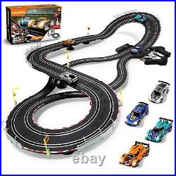 Slot Car Race Track Sets Electric Race Car Track for Boys and Kids RC Rac