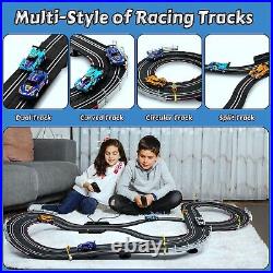 Slot Car Race Track Sets Electric Race Car Track for Boys and Kids RC Rac