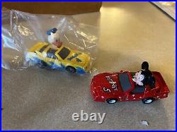 Slot Car Set Mickey Mouse & Donald Duck. NEW Old Stock Disney Rare Collectible