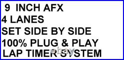Slot Car Track 15 Afx 4 Lane Ho Track Lap Counter Lap Timer System