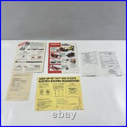 Slot Car Track #6237 With2 Cars VTE 1991 Tyco Super Duper Double Looper Incomplete